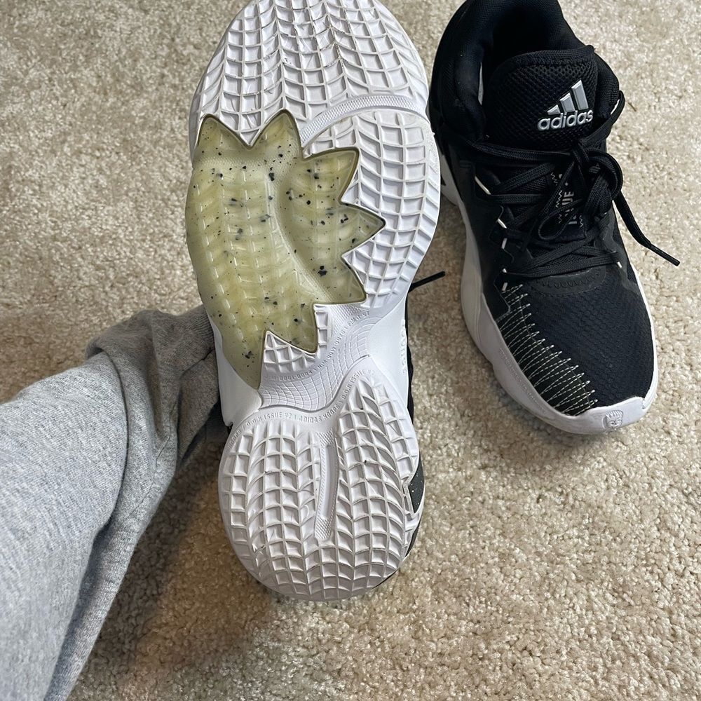 ADIDAS D.O.N issue #2 Cloud Black Basketball Shoe - Picture 8 of 10